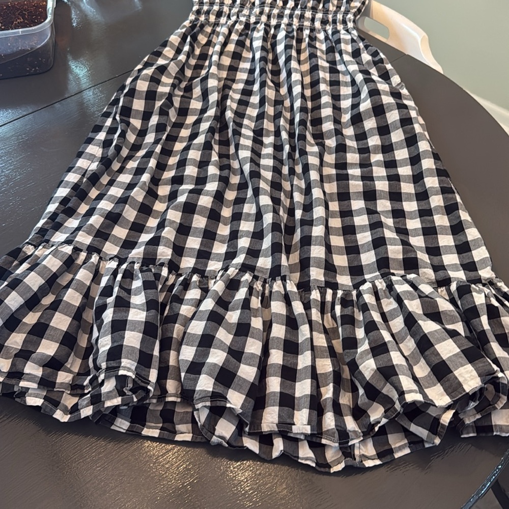 Gingham maxi dress - Picture 6 of 8